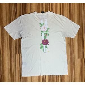Huff Pink Floral pink Tshirt Size XL